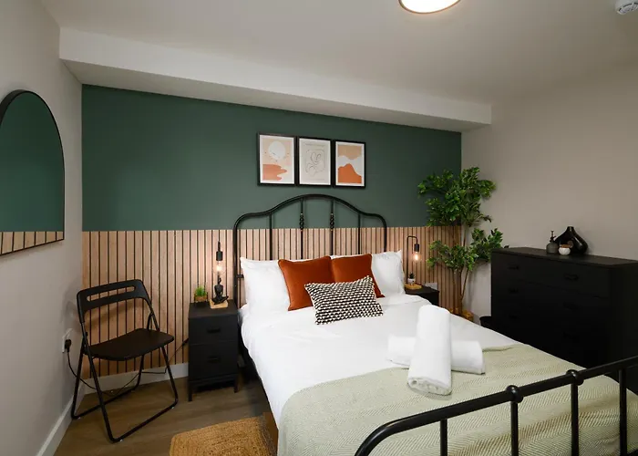 Gad Suite By Koya Homes - 2 Ensuite Bedroom Apartment, Cardiff City Centre, Free Parking